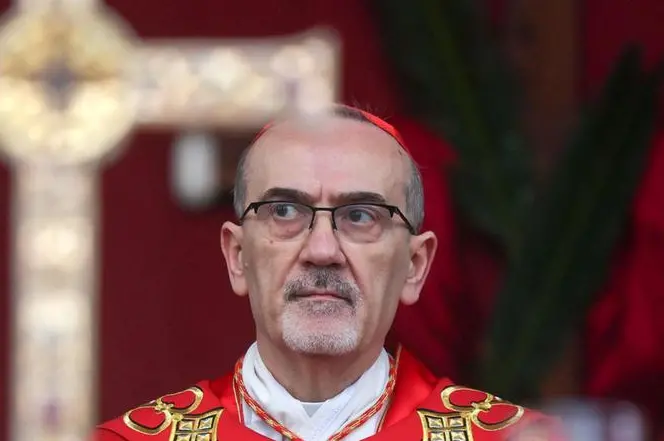 Il Patriarca latino di Gerusalemme, il cardinale Pierbattista Pizzaballa , EPA