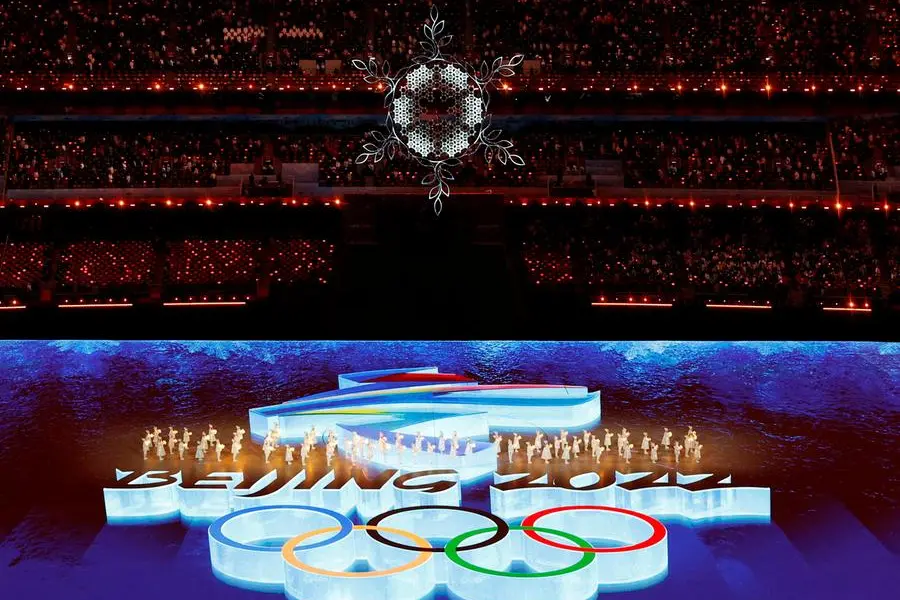 2022 Beijing Olympics - Closing Ceremony - National Stadium, Beijing, China - February 20, 2022. Performers are seen during the closing ceremony. REUTERS/Susana Vera TPX IMAGES OF THE DAY