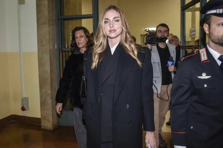 L’arrivo di Chiara Ferragni in tribunale, Milano 14 Gennaio 2026