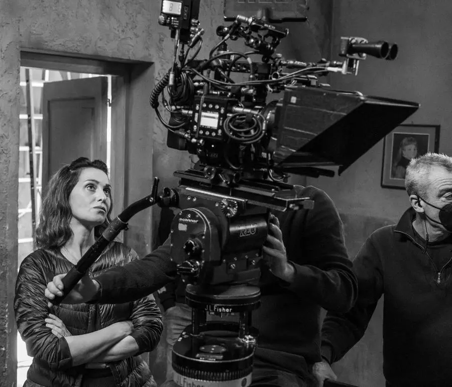 Una foto di scena di 'C'è Ancora Domani' di Paola Cortellesi, in una foto diffusa il 18 ottobre 2023. ANSA/UFFICIO STAMPA ++HO - NO SALES EDITORIAL USE ONLY++ NPK++