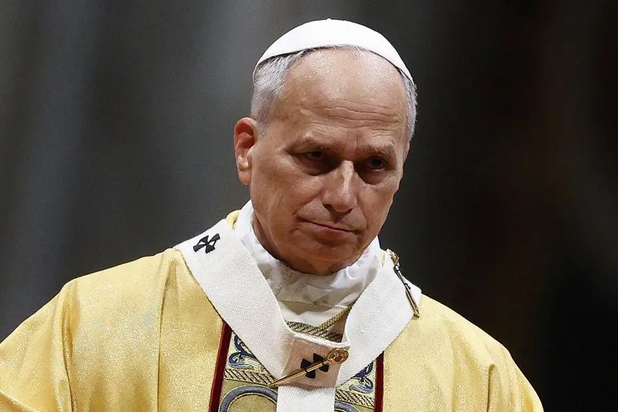Pope Leo XIV looks on as he celebrates Christmas Eve Mass in St. Peter\\'s Basilica at the Vatican, December 24, 2025. REUTERS/Guglielmo Mangiapane , REUTERS
