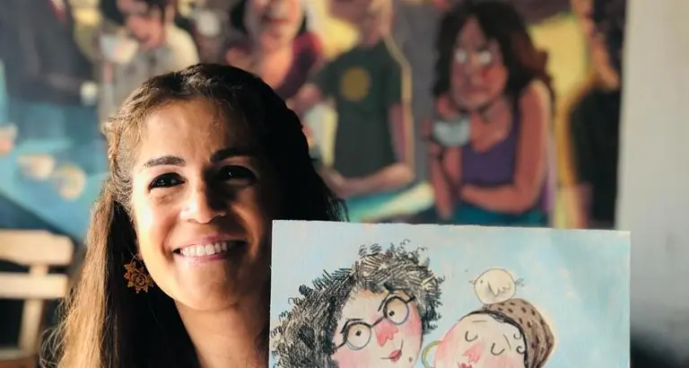 “Con la guerra i miei disegni hanno perso i loro colori”