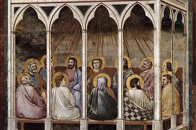 Giotto, Pentecoste, 1303-05, Cappella degli Scrovegni, Padova
