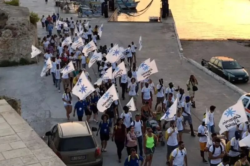 I giovani partecipanti a una delle passate edizioni della Carta di Leuca