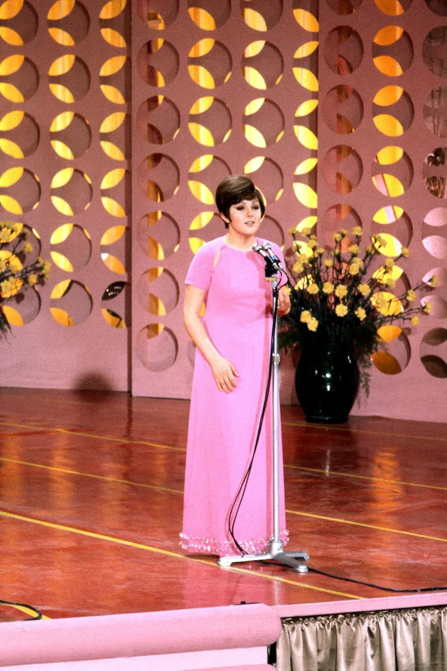 FESTIVAL DI SANREMO 1967 - NELLA FOTO ORIETTA BERTI AL FESTIVAL DI SANREMO 1967