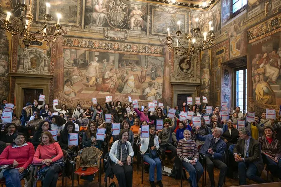 I partecipanti al corso per caregiver di \"The Human Safety Net\" della Fondazione di Generali