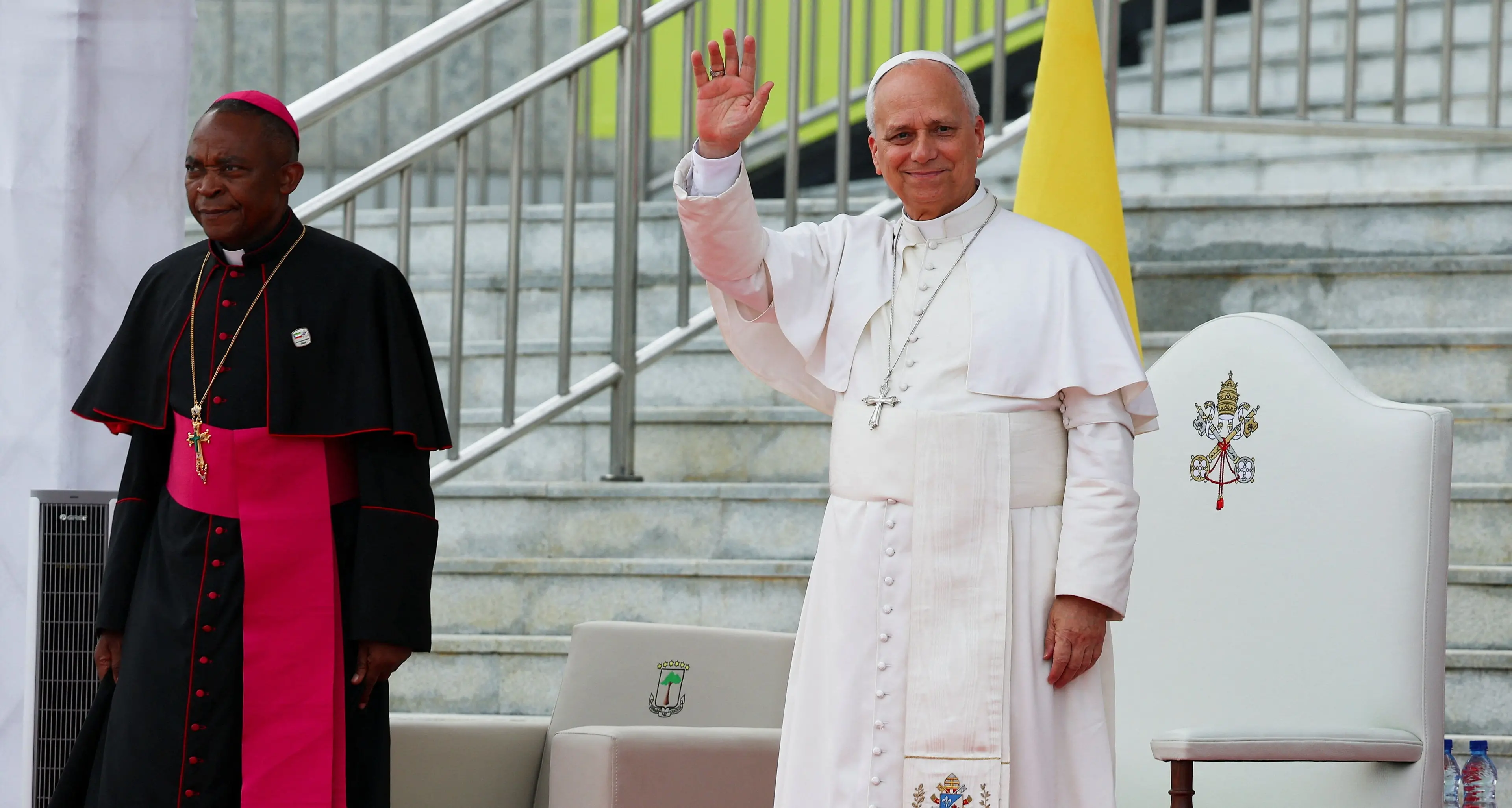 Papa Leone in Guinea celebra la Messa a Mongomo