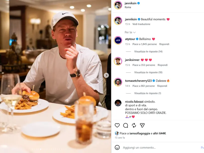 Jannik Sinner, il gusto della “trasgressione”