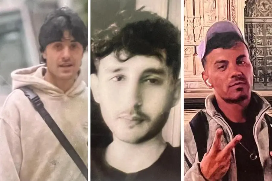 I braccianti afghani Ullah Ismat Qiemi, Amin Fazal Khogjani e Safi Iayjad, bruciati vivi ad Amendolara, 4 giugno 2025. , ANSA