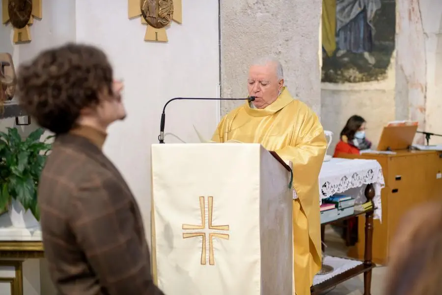 Un sacerdote durante l\\'omelia , Getty Images