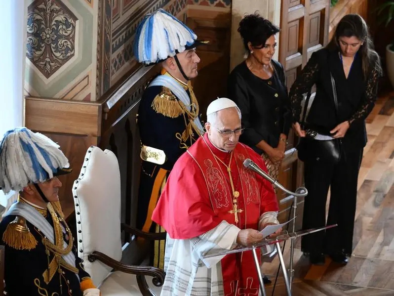 Papa Leone a San Marino: «La vera libertà nasce dal dono, dall’incontro e dalla comunione»