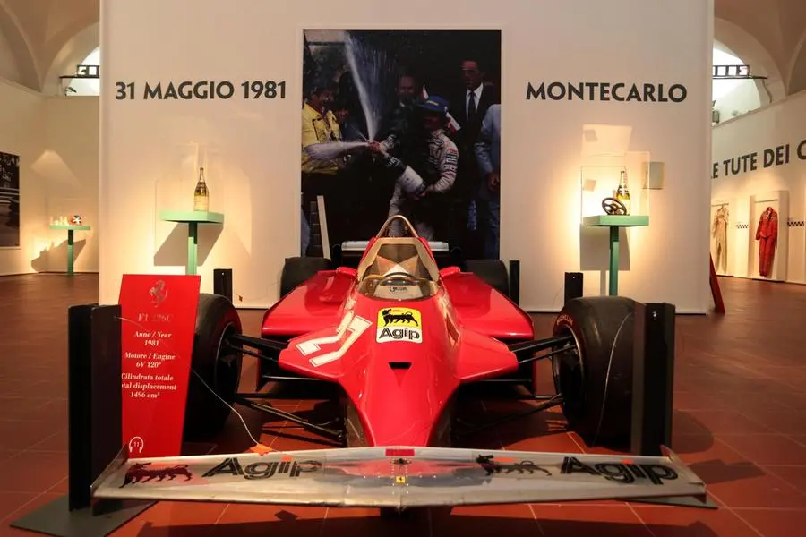 The exhibit \\\"Gilles Villeneuve a man in the legend\\\" has been organized, in order to remember the pilot of F1 30 years after his death, at the Foro Boario of Modena, today 8 MAY 2012. ANSA/ELISABETTA BARACCHI