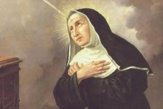 Un ritratto di Santa Rita da Cascia