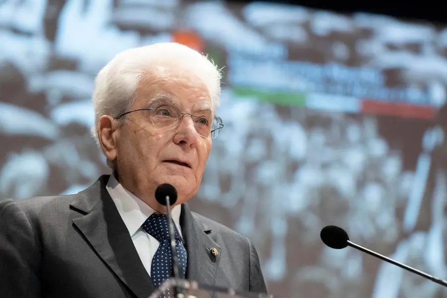 Il Presidente della Repubblica Sergio Mattarella. , ANSA