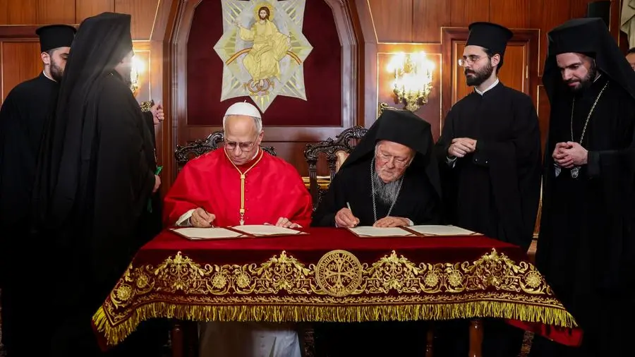 Insieme verso Gerusalemme. L’appello di Leone XIV e Bartolomeo a fermare le guerre