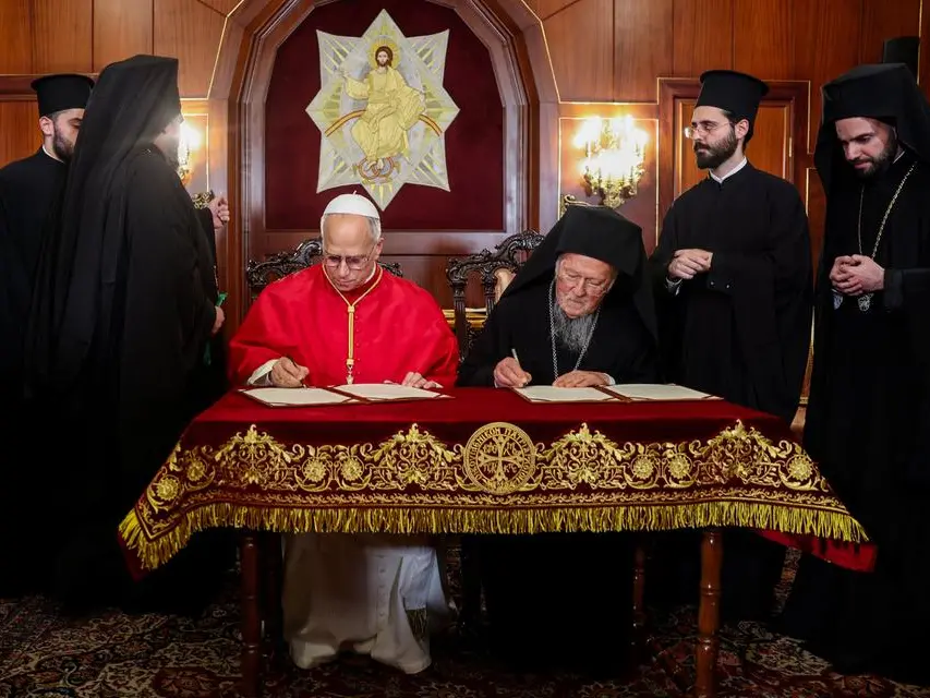 Insieme verso Gerusalemme. L’appello di Leone XIV e Bartolomeo a fermare le guerre