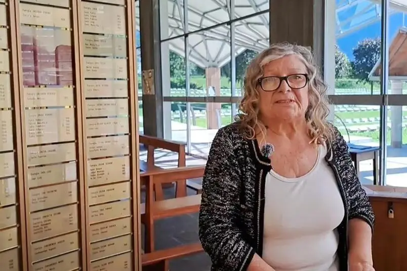 Micaela Coletti, sopravvissuta al disastro del Vajont.