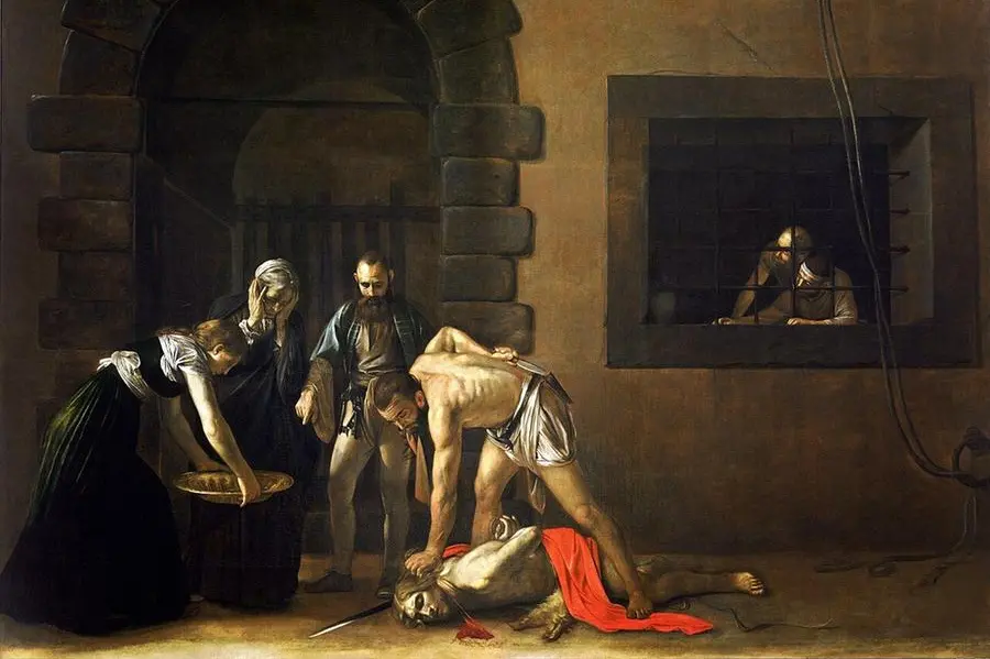 Caravaggio, Beheading of Saint John the Baptist, 1608