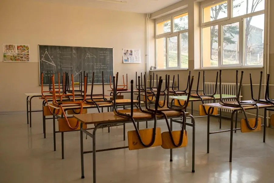 Photo of empty classroom in school , Istock