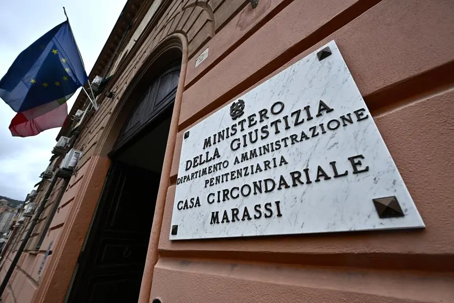 L'ingresso della Casa circondariale di Marassi a Genova