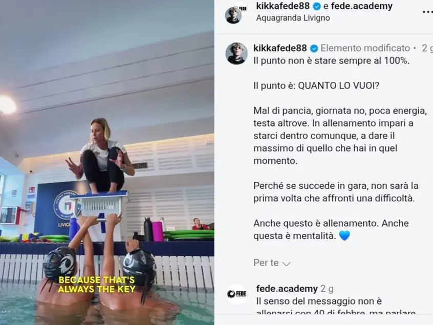 Federica Pellegrini e la gara con la febbre. Motivazione sana o messaggio tossico? L’analisi dello psicologo dello sport