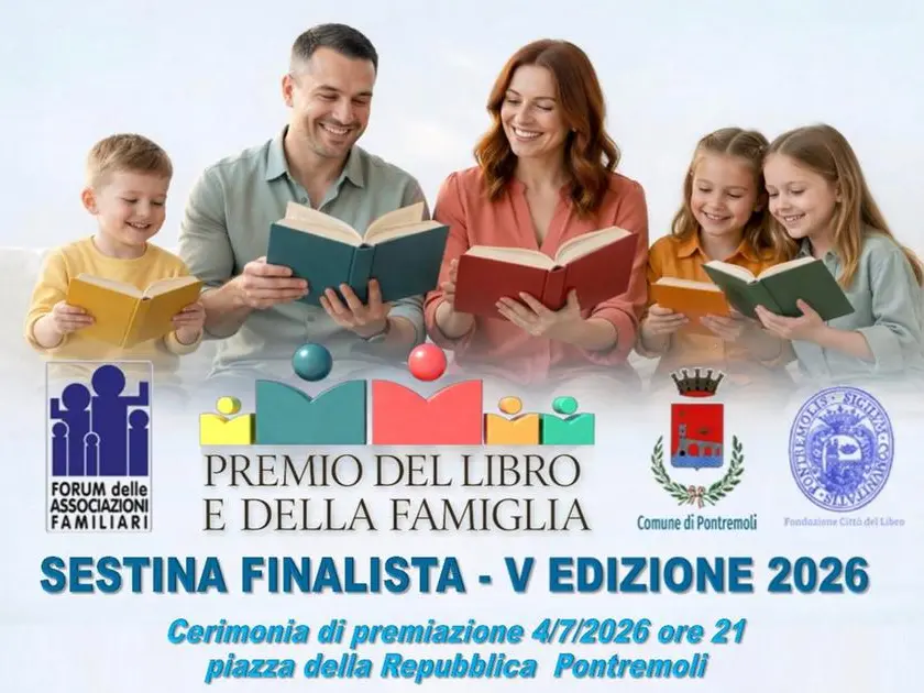 Ecco la sestina della V edizione del premio “Pontremoli città del Libro e della Famiglia”