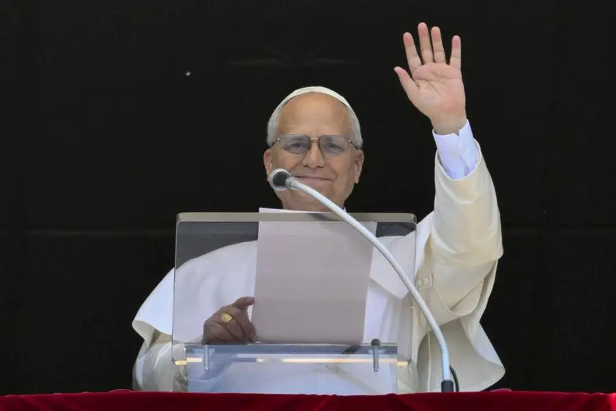 Il Papa durante il Regina Caeli di Pentecoste , ANSA
