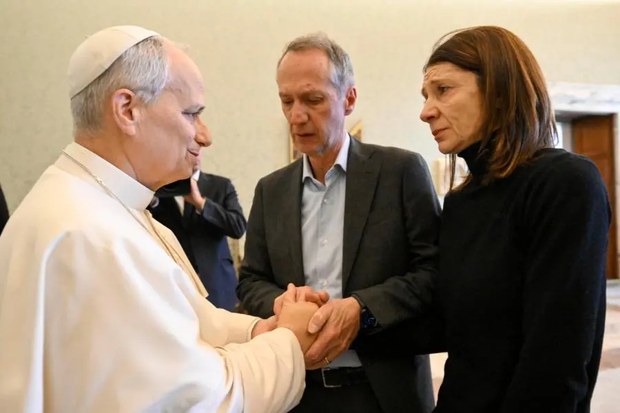 I genitori di Chiara Costanzo da Leone XIV
