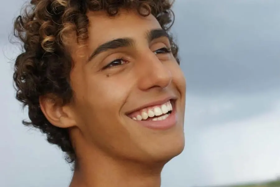 Davide Cavallo, studente milanese rimasto gravemente ferito dopo il brutale pestaggio che risale allo scorso 12 ottobre in corso Como , ANSA