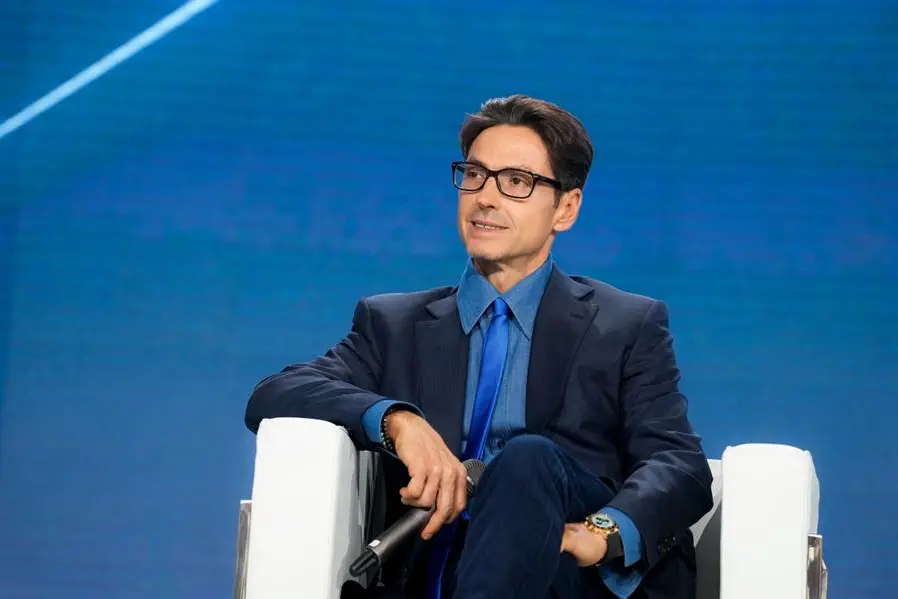 The CEO of Mfe-Mediaset Pier Silvio Berlusconi at the end-of-year meeting in Cologno Monzese, Milan 11 December 2025. MEDIASET PRESS OFFICE +++PHOTO RELEASED BY THE PRESS OFFICE - USE ONLY TO ILLUSTRATE THE NEWS INDICATED IN THE TITLE TODAY - DO NOT ARCHIVE - DO NOT SELL - DO NOT USE FOR NON-PURPOSES JOURNALISTIC - NPK+++