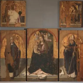 Il Polittico di San Gregorio trafugato nella serata del 15 agosto (Ansa/Museo).