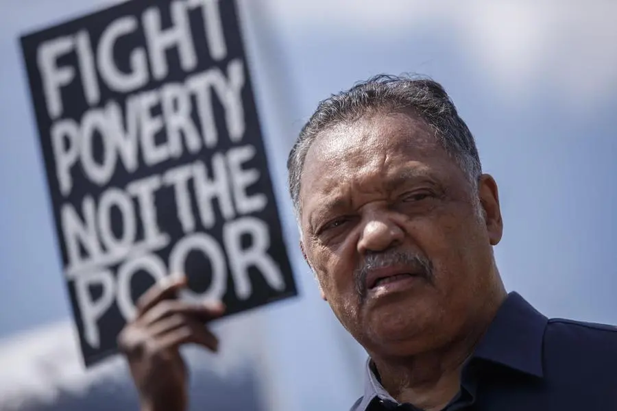Jesse Jackson in una foto del 2018 , EPA