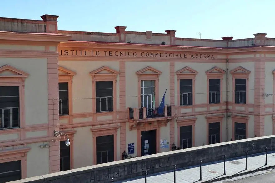 Un Istituto tecnico commercale di Napoli. , Getty Images