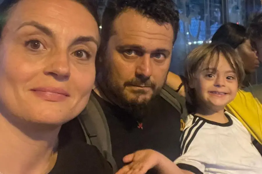 Anna Chiara Gambini, Gigi De Palo e il piccolo Giorgio Maria