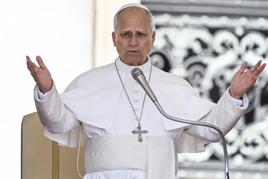 Pope Leo leads the weekly General Audience in Saint Peter's Square, Vatican City, 24 June 2026. ANSA/RICCARDO ANTIMIANI