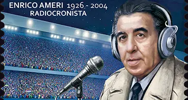 Un francobollo celebra il centenario di Enrico Ameri