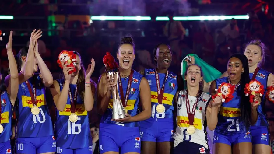 Italvolley femminile, parte la caccia al titolo europeo