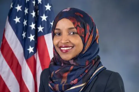 La deputata democratica del Minnesota Ilhan Omar