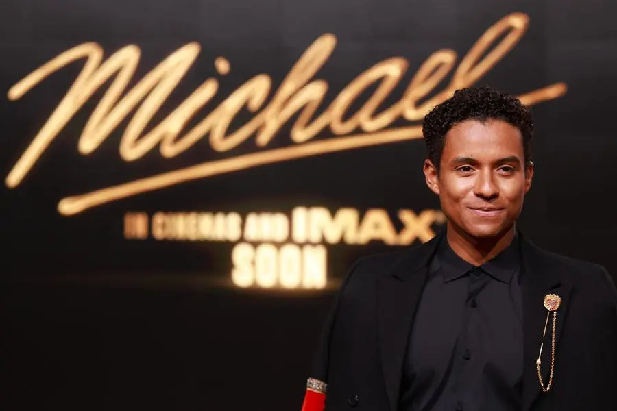 Jaafar Jackson sul red carpet della premi\\u00E8re del film Michael a Berlino. Il biopic dedicato a Michael Jackson \\u00E8 uscito nelle sale il 22 aprile 2026. , EPA