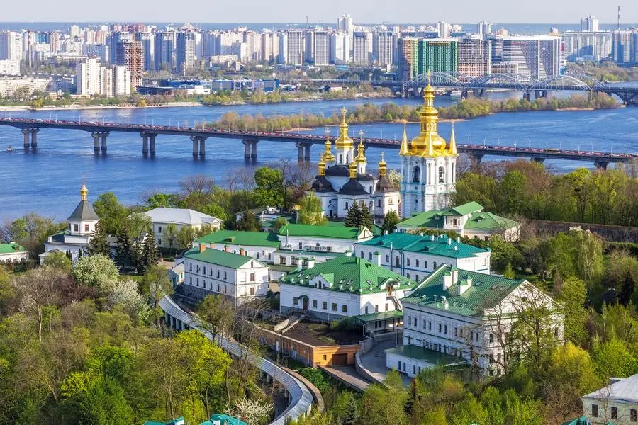 Vista panoramica su Kiev. , iStock