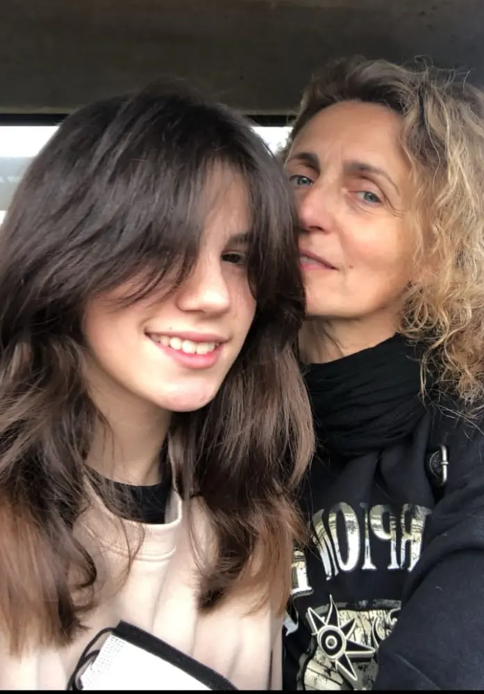 Rachele e la mamma Silvia. Credit: Rachele Franchelli- Uno sguardo senza confini