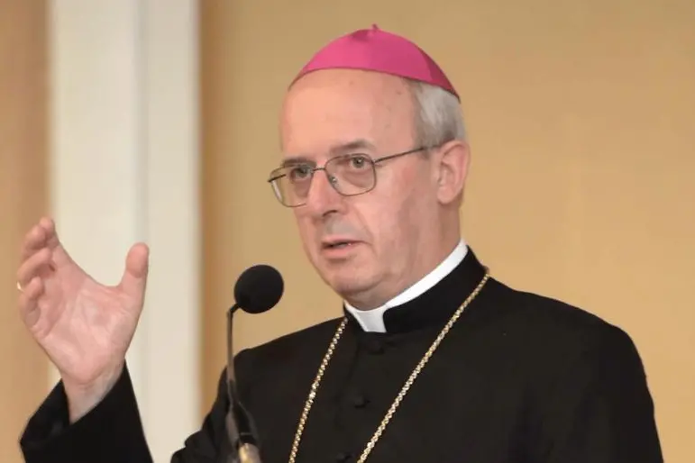 Monsignor Franco Moscone, arcivescovo di Manfredonia-Vieste-San Giovanni Rotondo.