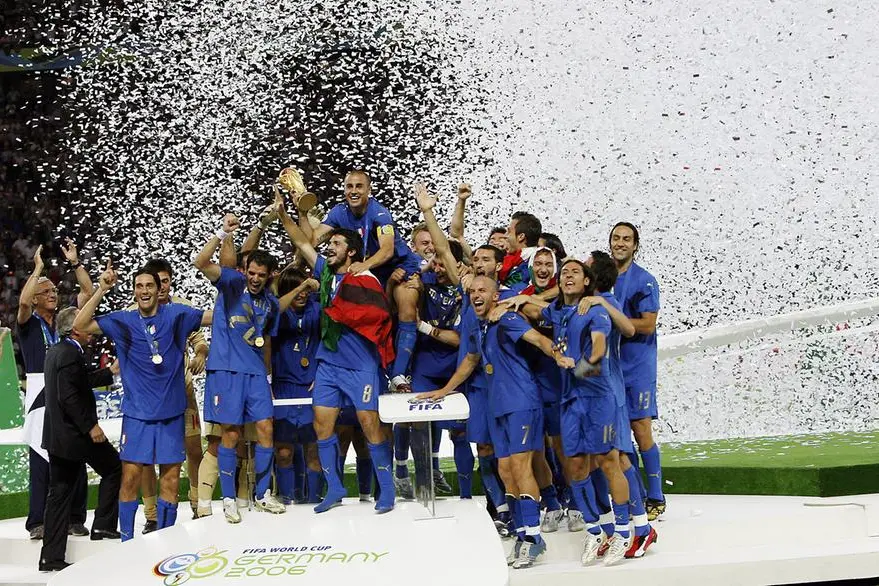 \\u00C8 il 9 luglio 2006: l\\'Italia vince la Coppa del Mondo di calcio (dal Zennaro/Ansa).