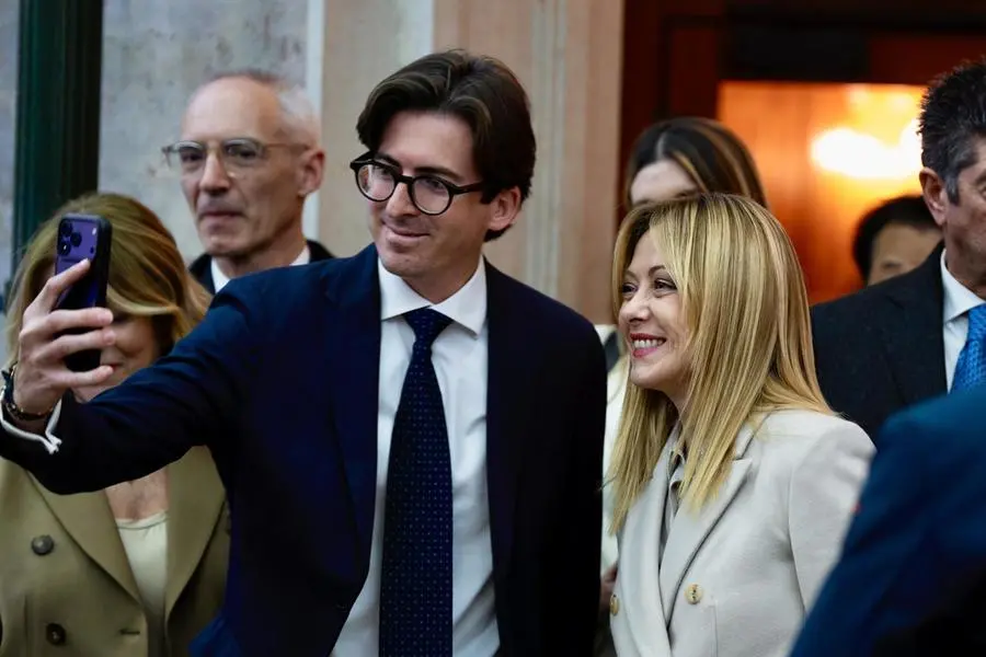 Giorgia Meloni e il cancelliere tedesco Friedrich Merz a Villa Doria Pamphilj durante il vertice intergovernativo tra Italia e Germania il 23 gennaio scorso , ANSA