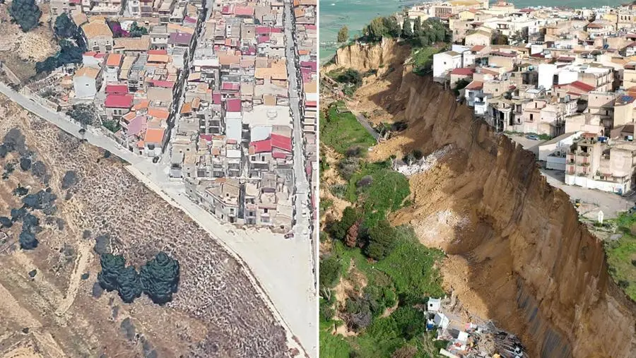 A Niscemi la frana più grande d’Europa, 1.500 persone già sfollate