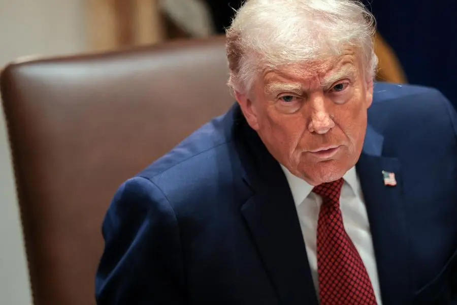 Il presidente degli Stati Uniti Donald Trump alla Casa Bianca , REUTERS