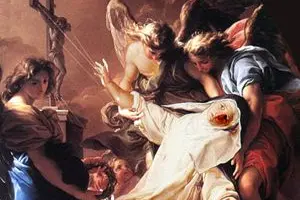 Pompeo Batoni, Ecstasy of Saint Catherine of Siena, 1743