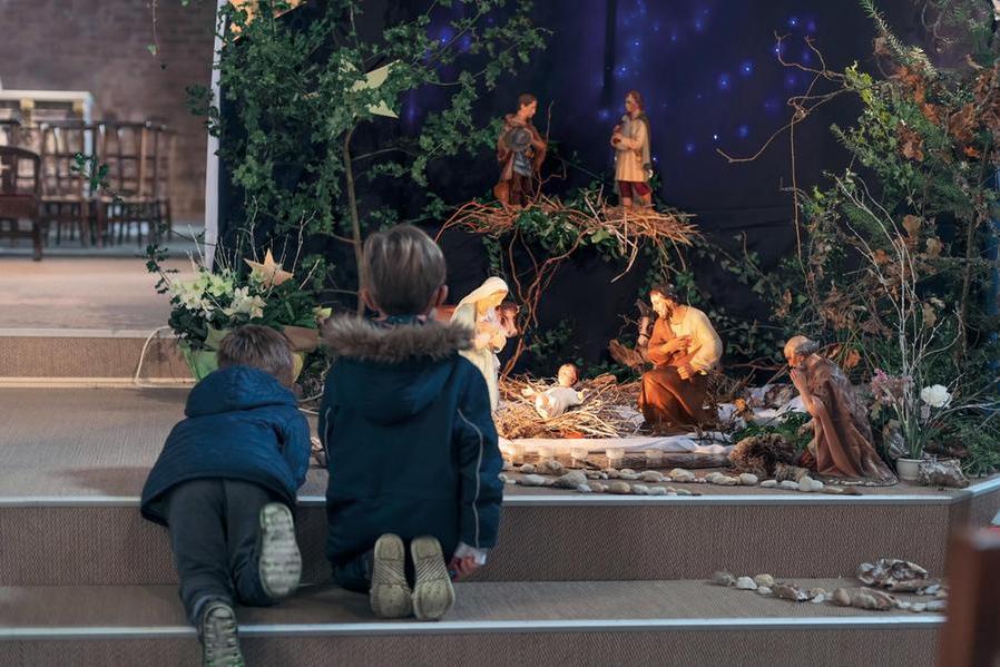 The nativity scene? it is not a political poster nor a banal festive decoration The nativity scene? it is not a political poster nor a banal festive decoration