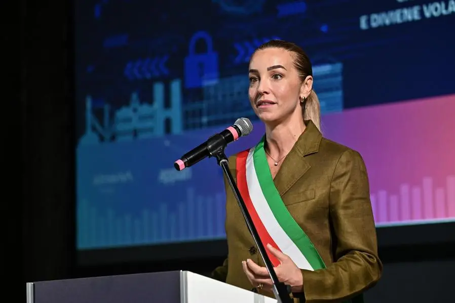 La sindaca di Genova Silvia Salis