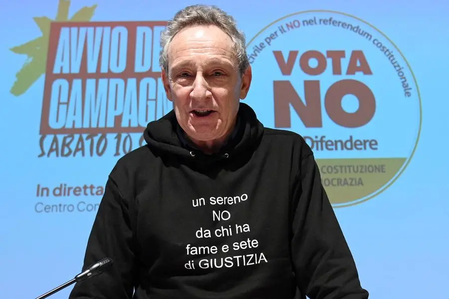 Giovanni Bachelet, presidente del comitato \"Societ\\u00E0 civile per il no\" al referendum sulla giustizia , ANSA